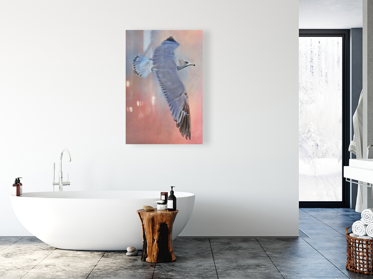 Soaring Seagull  Reproduction