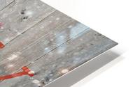 Rustic Christmas Joy HD Metal print