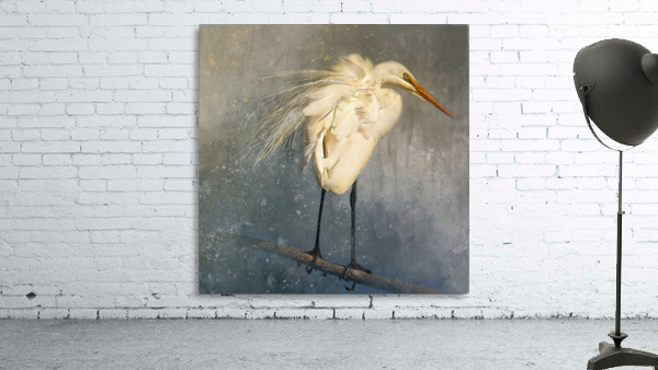 Great Egret Square Wall Preview