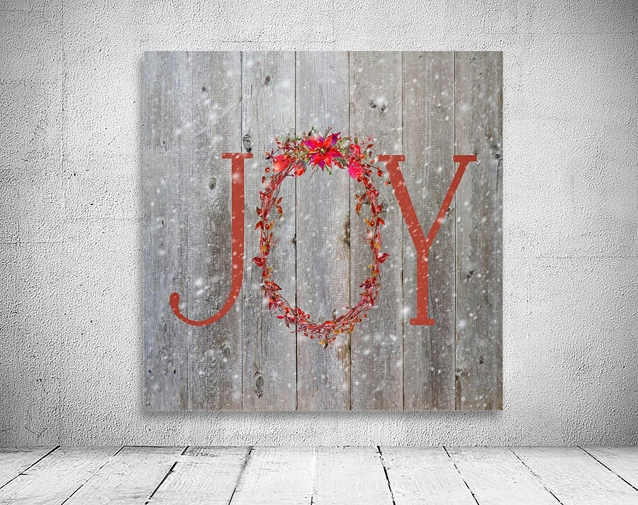 Rustic Christmas Joy Wall Preview
