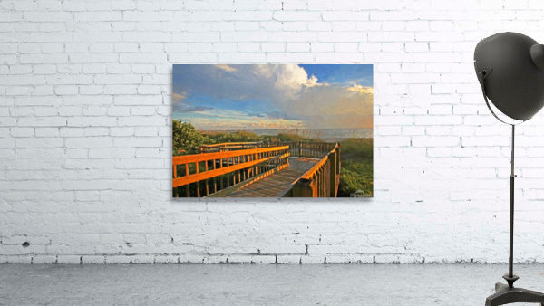 Down To The Beach Painterly Wall Preview