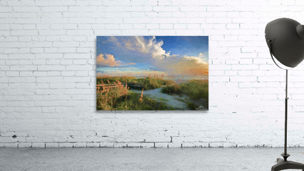 Down To The Beach 2 Painterly  Wall Preview