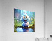14 cute little cartoon looking worm Acrylic Print
