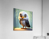 11 cute little cartoon looking hawk Acrylic Print