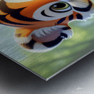 31 cute little cartoon looking tiger Metal print