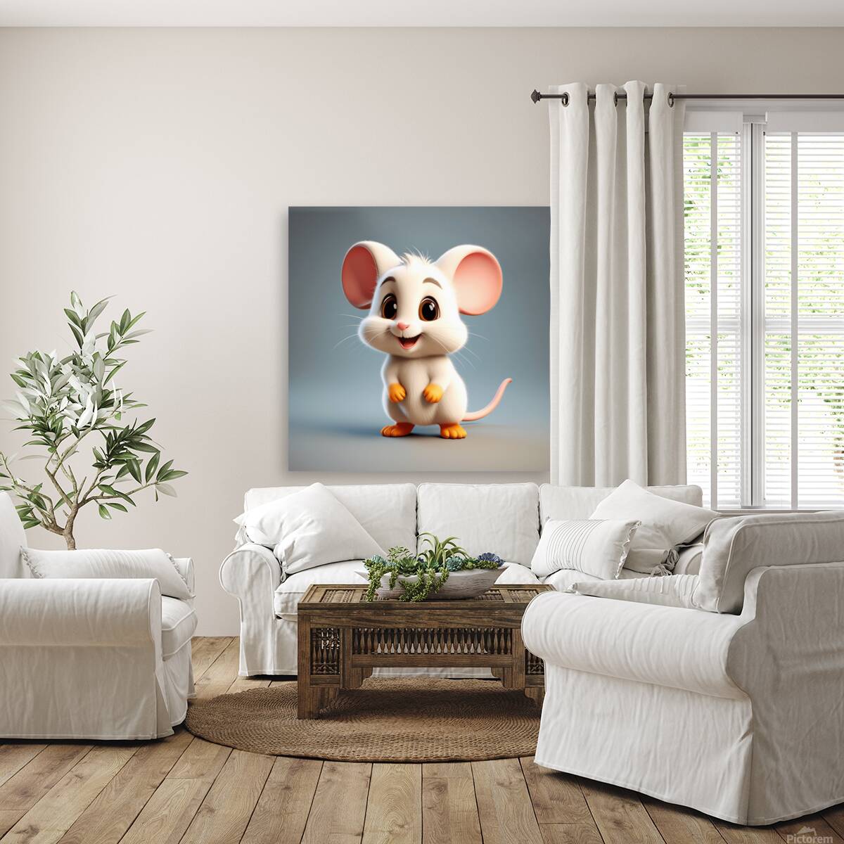 44 cute little cartoon looking mouse Reproduction