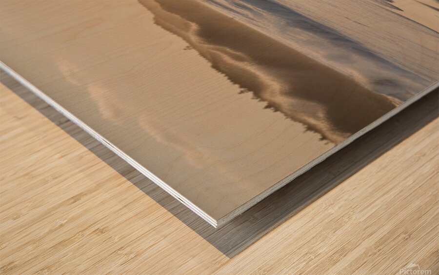 FAMILY FISHING Wood print