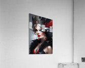 CROW WOMAN PORTRAIT   IMG 0430 Acrylic Print