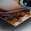 STEAMPUNK WOMAN PORTRAIT    IMG 1810 Metal print