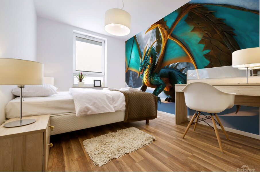 WINTER FOREST DRAGON   IMG 3071 BIG Mural print