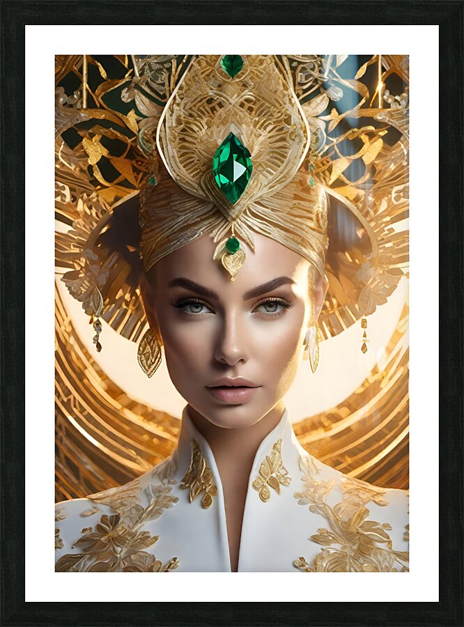 FASHION WOMAN PORTRAIT   IMG 7637 10x80 Picture Frame print