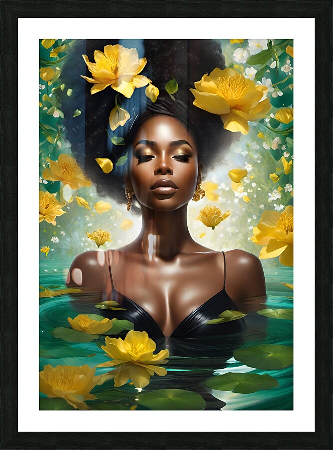 AFRICAN WOMAN PORTRAIT   IMG 9330 Picture Frame print