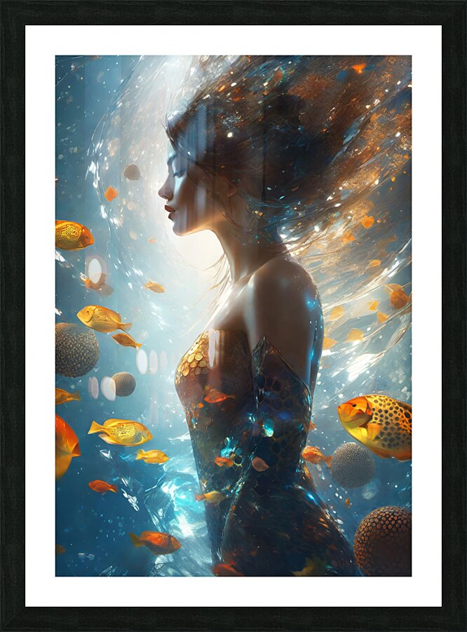 BEAUTIFUL GOLDEN WOMAN    IMG 2313 Picture Frame print