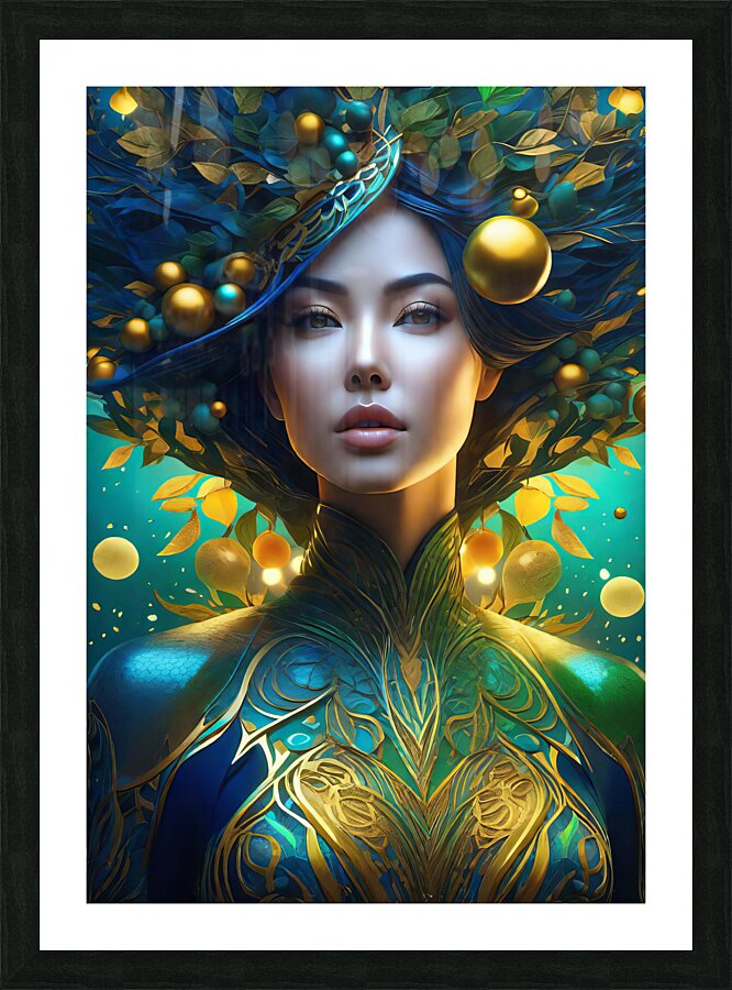 COLORFUL TREE WOMAN    IMG 2408 Picture Frame print