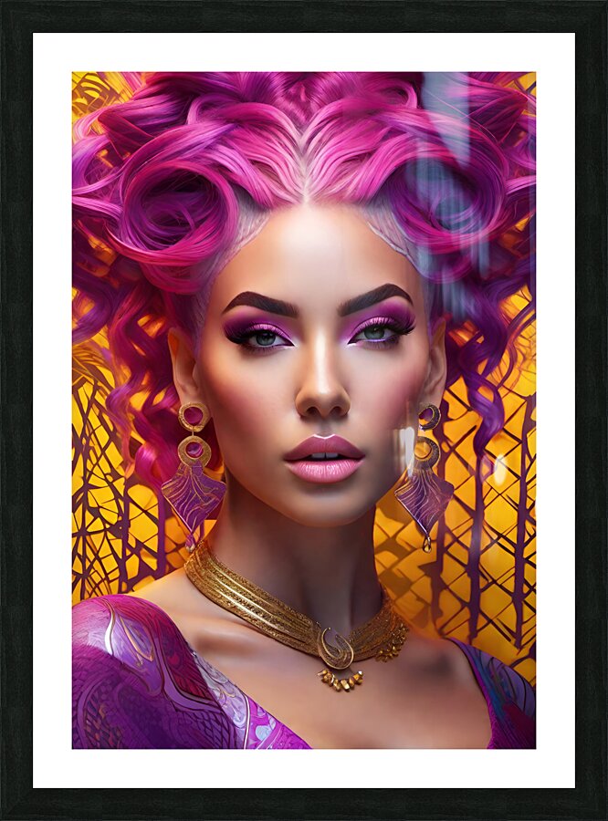 FASHION WOMAN PORTRAIT   IMG 1833 Picture Frame print