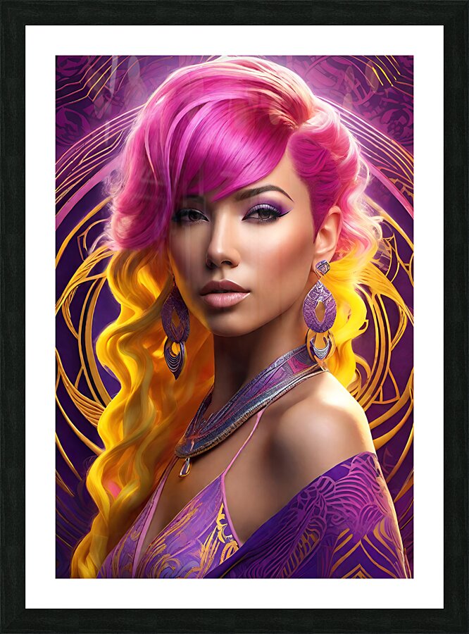 FASHION WOMAN PORTRAIT   IMG 1824 Picture Frame print