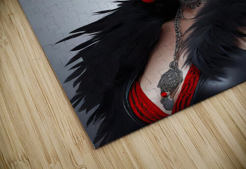 CROW WOMAN PORTRAIT   IMG 0430 NikaLim puzzle