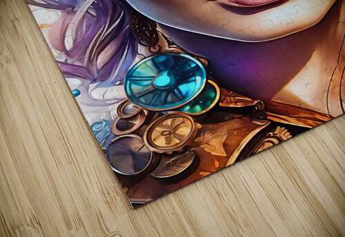 STEAMPUNK WOMAN PORTRAIT    IMG 1810 NikaLim puzzle