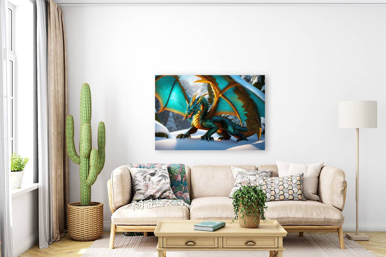 WINTER FOREST DRAGON   IMG 3071 BIG Reproduction