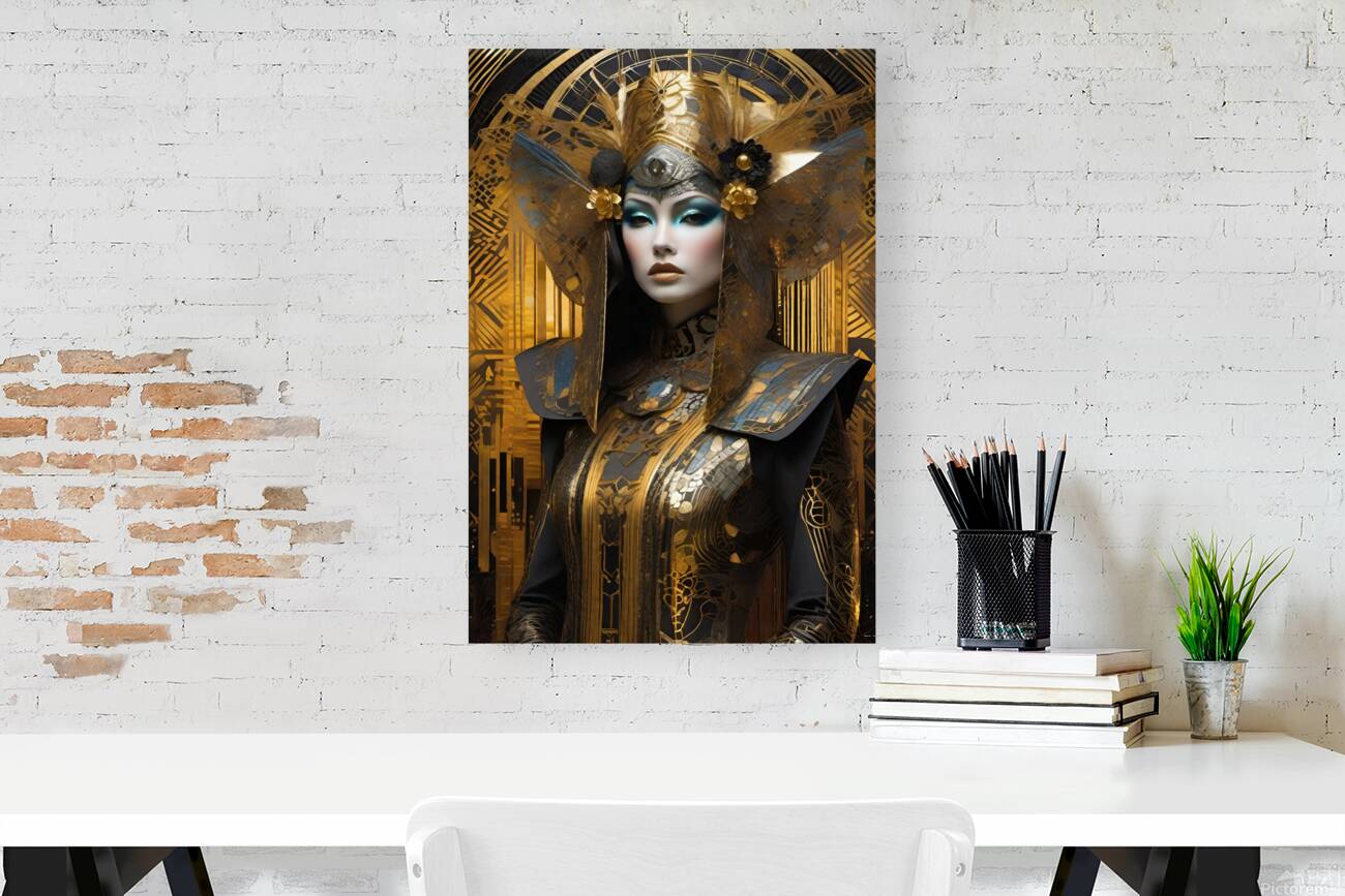 GEISHA KLIMT PORTRAIT   IMG 1264 Reproduction