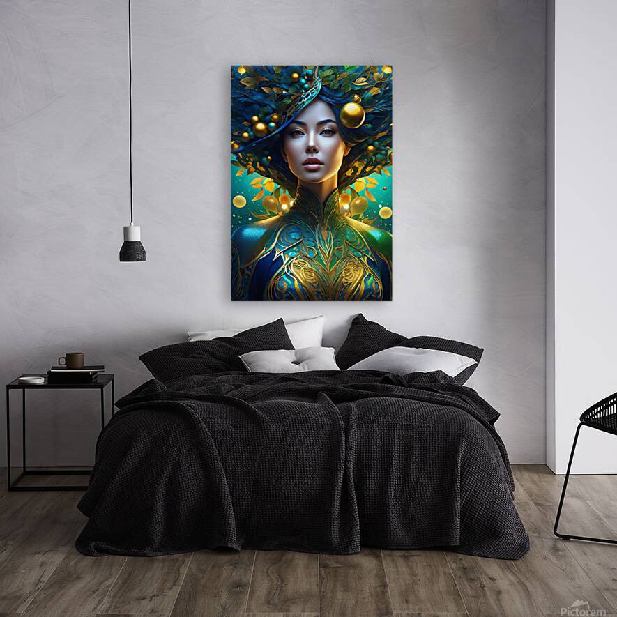 COLORFUL TREE WOMAN    IMG 2408 Reproduction