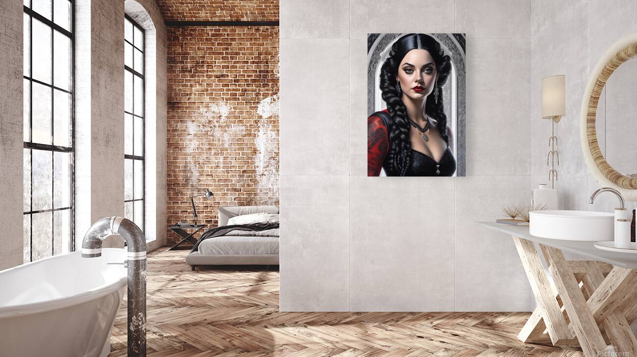 WEDNESDAY ADDAMS PORTRAIT   IMG 6506 Reproduction