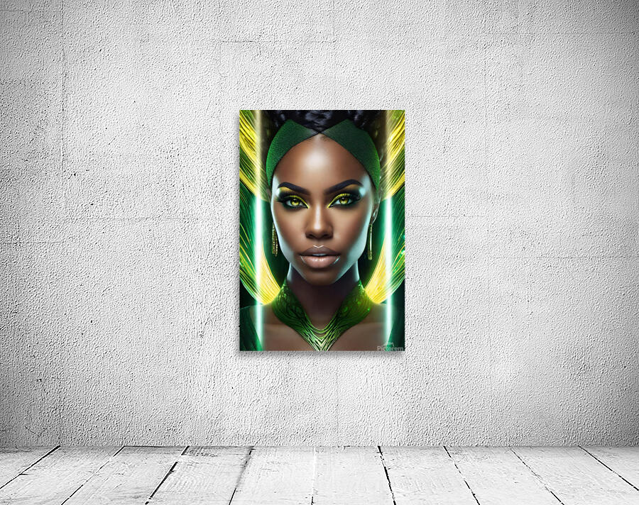 GREEN EYES WOMAN PORTRAIT   IMG 9255 Wall Preview