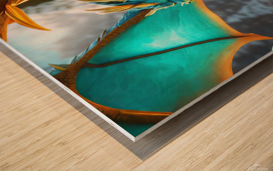 WINTER FOREST DRAGON   IMG 3071 BIG Wood print