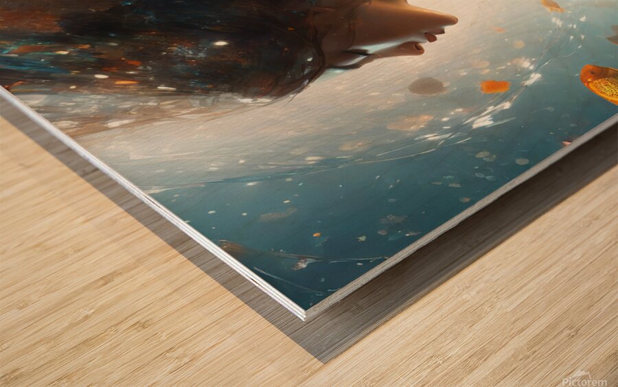 BEAUTIFUL GOLDEN WOMAN    IMG 2313 Wood print