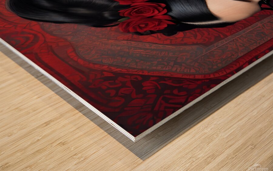 WEDNESDAY ADDAMS PORTRAIT   IMG 6485 Wood print