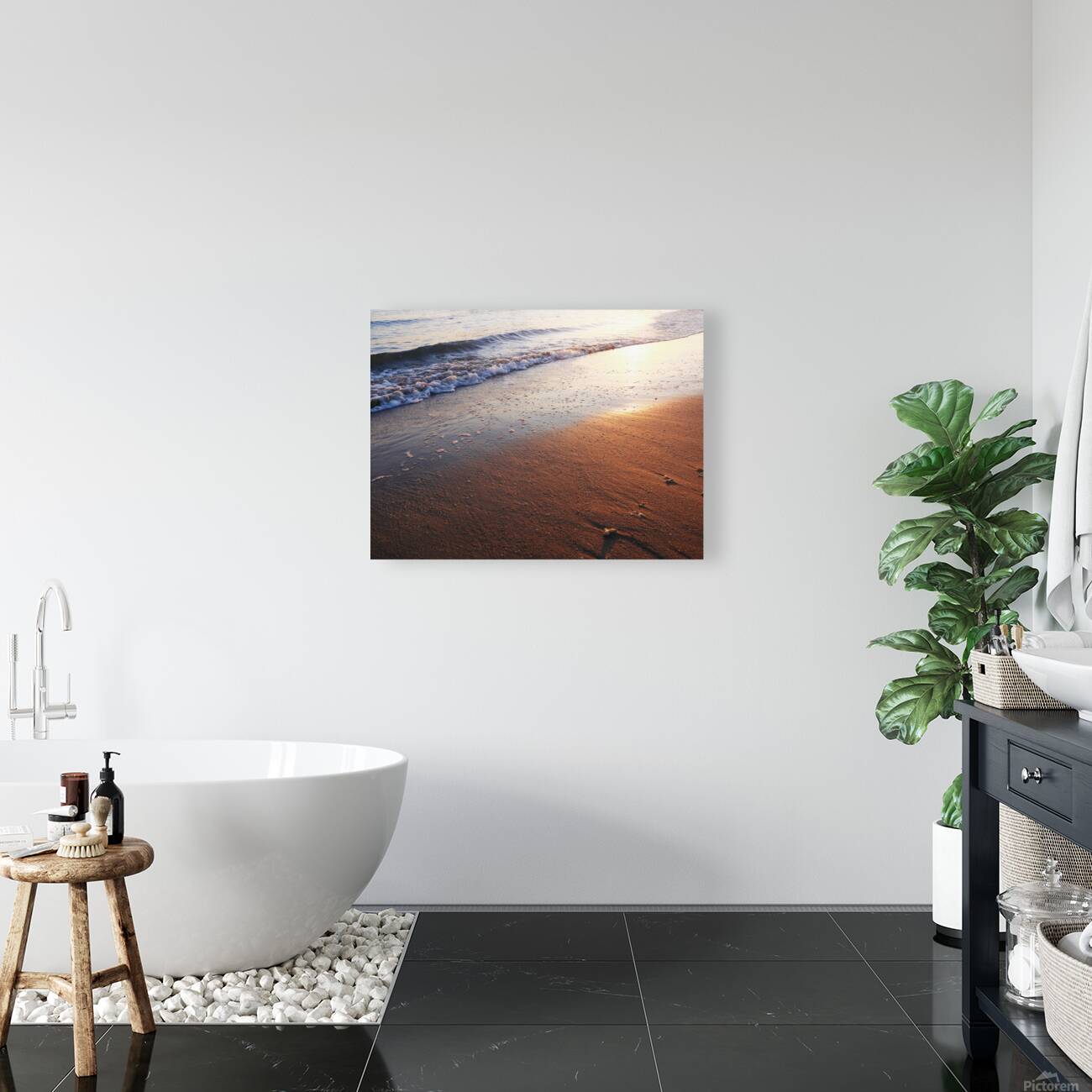 Le sable dor Reproduction