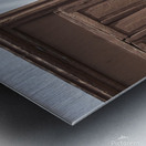 Volet marron Metal print