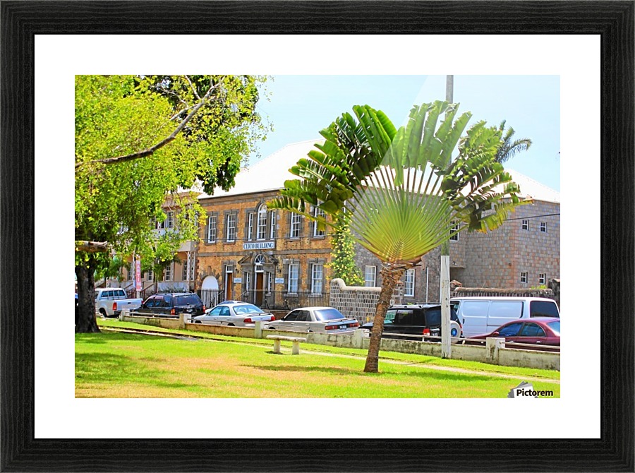 St Kitts Independence Square 3 Picture Frame print