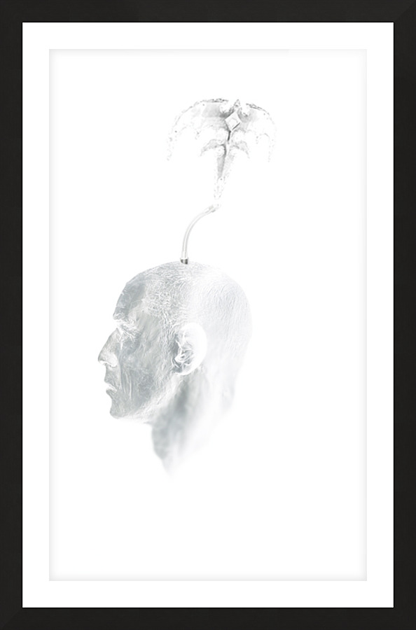 Rock head - lite Picture Frame print