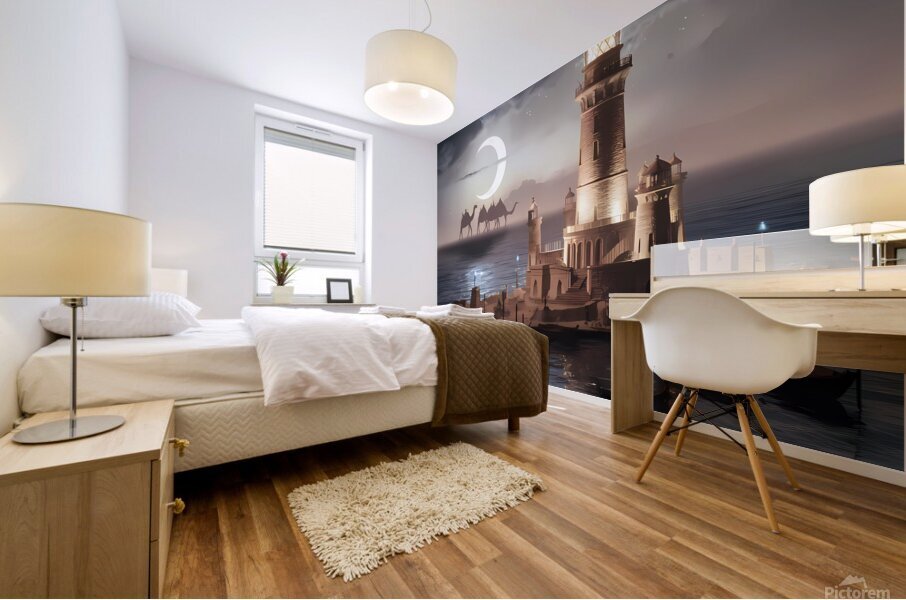 Alexandria Lighthouse Mural print