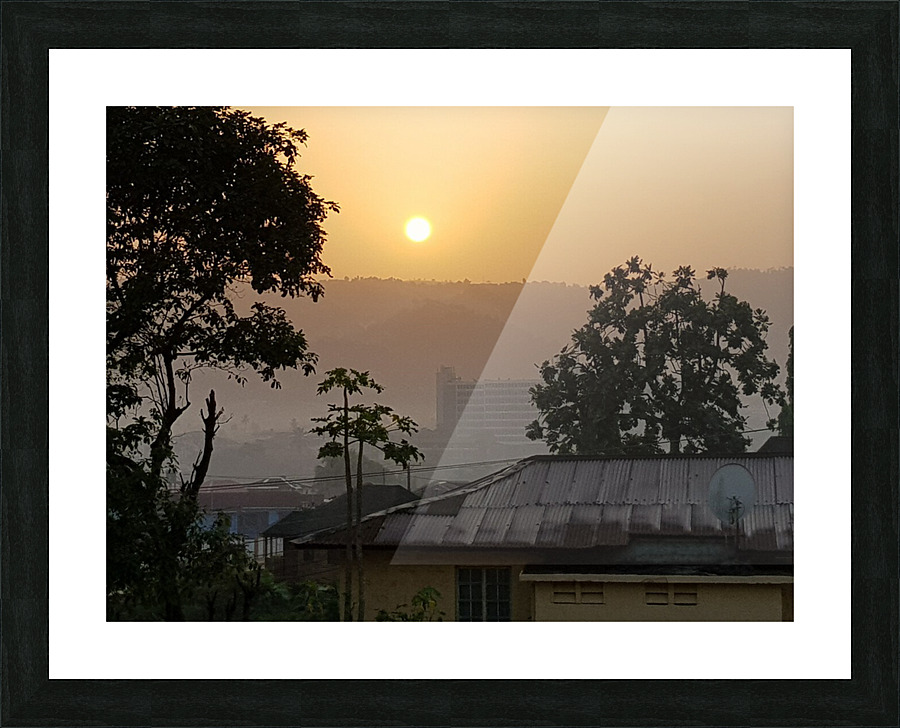 When the sun goes down Picture Frame print