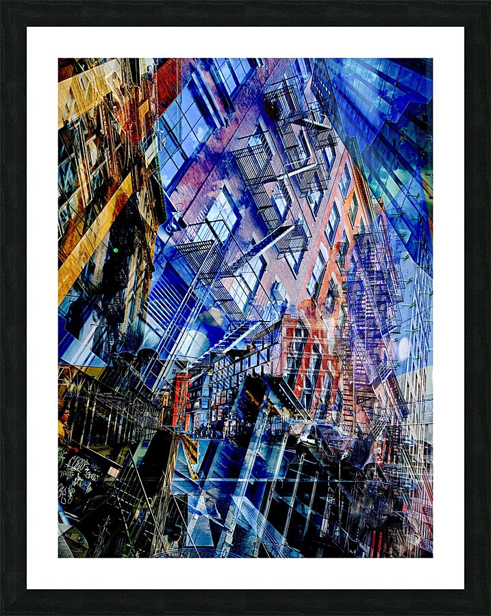 Decades in Glass Picture Frame print