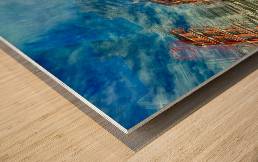 Street Sweep Wood print