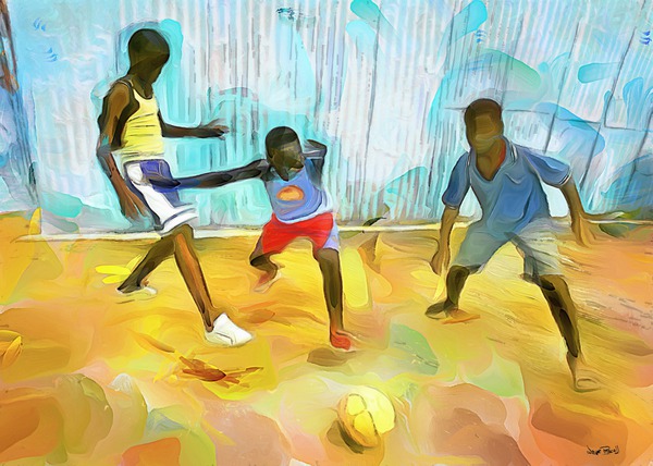 CARIBBEAN SCENES - SMALL GOAL IN DE STREET Digital Download