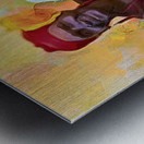 CARIBBEAN SCENES - FRUIT LADY-2 Metal print