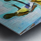 CARIBBEAN SCENES - SMALL GOAL IN DE STREET Metal print