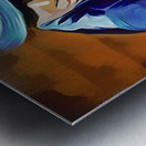 a man and his guitar Metal print