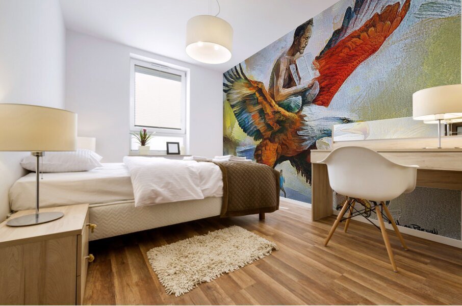 On Wings Like Eagles Mural print