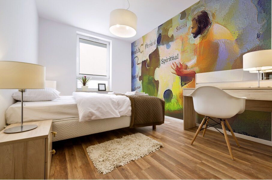 THE MISSING PIECE - SPIRITUAL Mural print