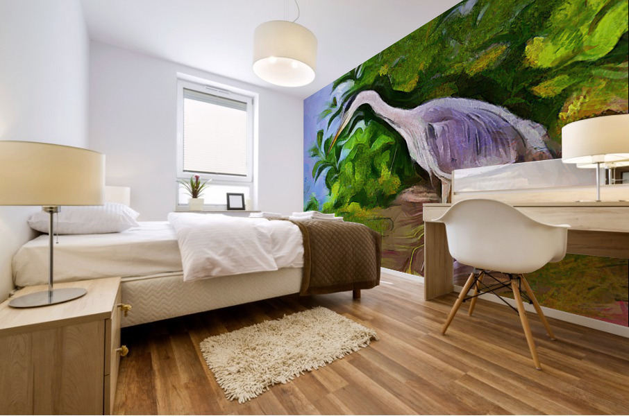Feathered Friend Mural print