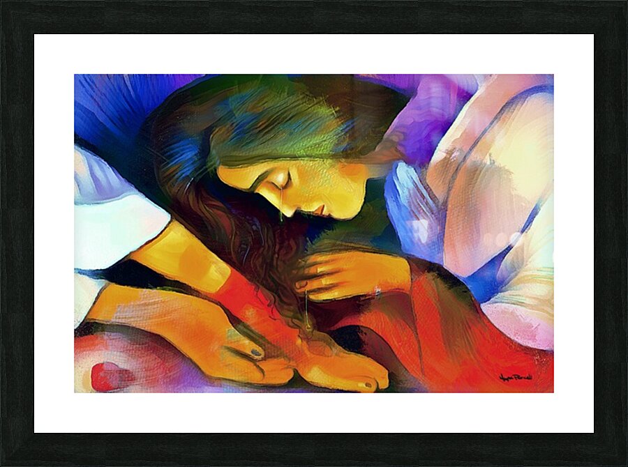 The Scent of Forgiveness and an Alabaster Box Picture Frame print