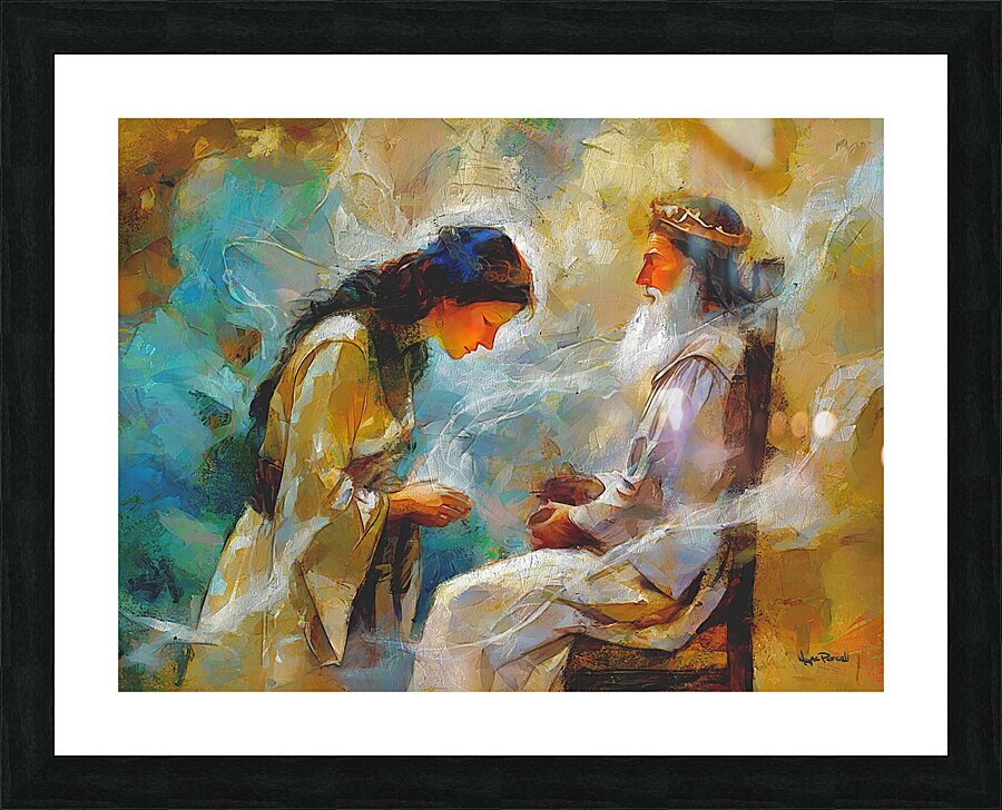 Esther and The King Picture Frame print