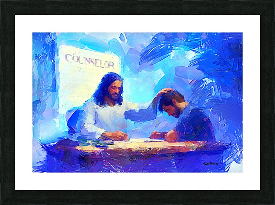 JESUS COUNSELOR  Impression et Cadre photo