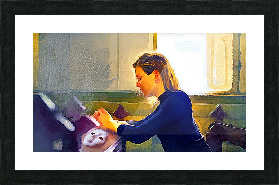 When the Mask Comes Off Picture Frame print