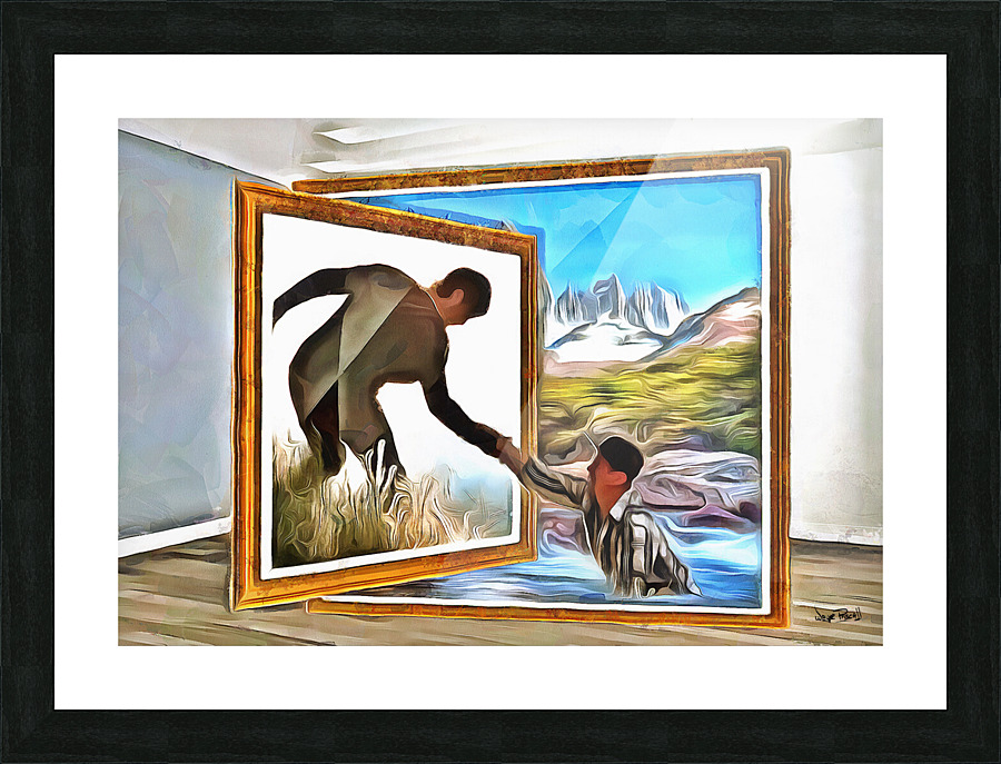 One to Another Picture Frame print